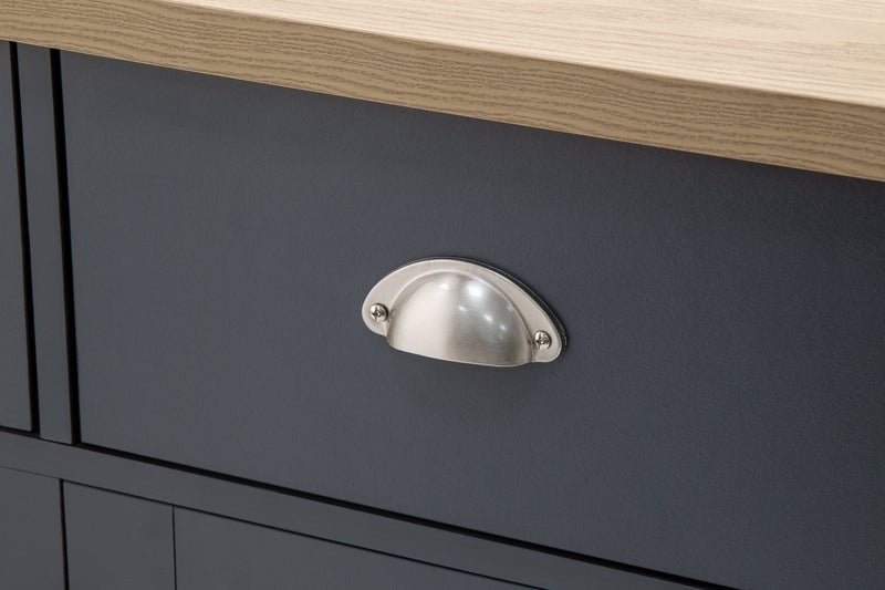 Lancaster Compact Sideboard Slate Blue