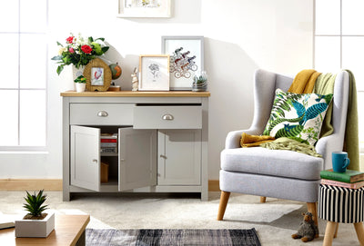 Lancaster Large Sideboard Grey