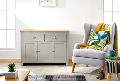 Lancaster Large Sideboard Grey