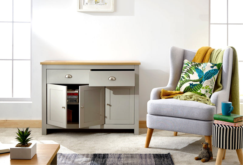 Lancaster Large Sideboard Grey