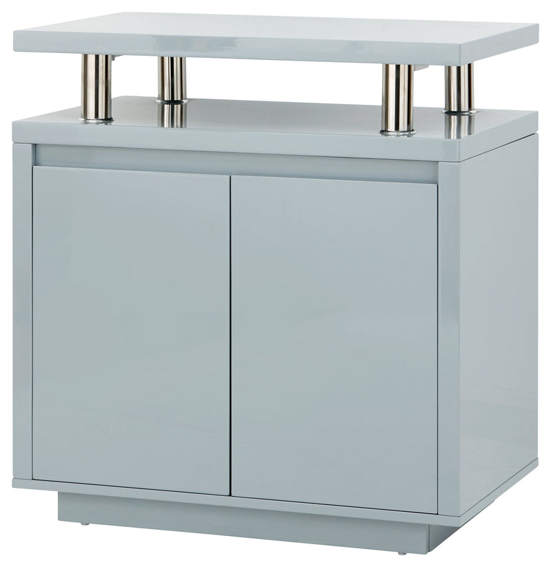 Polar High Gloss Led Sideboard Grey