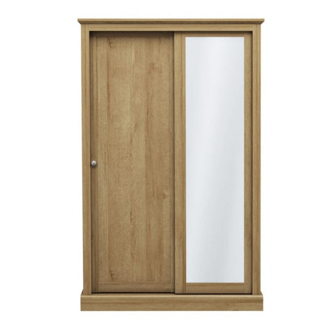 Devon 2 Door Sliding Wardrobe Oak INC. ASSEMBLY