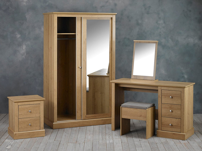 Devon 2 Door Sliding Wardrobe Oak