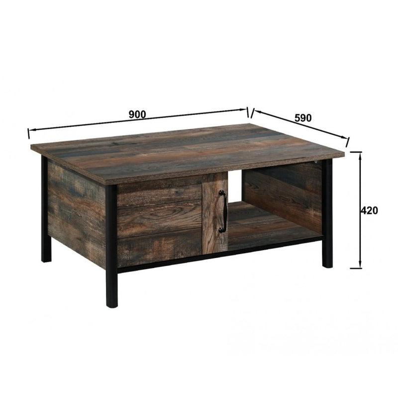 Willow Coffee Table Dark Oak