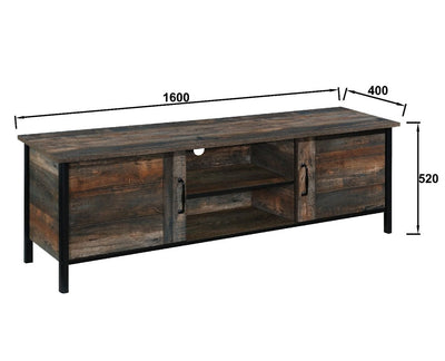 Willow TV Stand Dark Oak