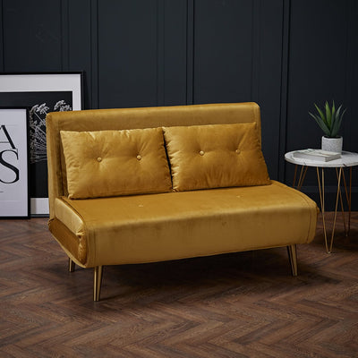 Madison Sofa Bed Mustard