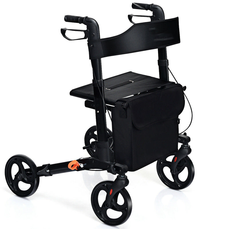 Lightweight Aluminium Folding Walking Mobility Aid With 4 Wheels