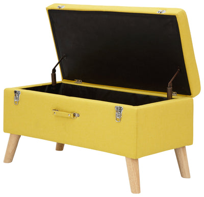 Minstrel Storage Ottoman Large Mustard