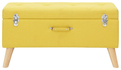 Minstrel Storage Ottoman Large Mustard