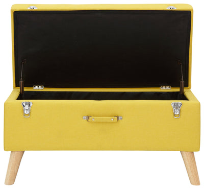 Minstrel Storage Ottoman Large Mustard