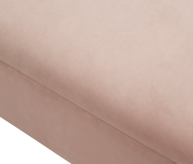 Mystica Ottoman Storage Bench Blush Pink