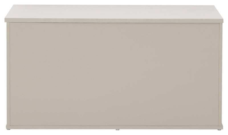 Panama Ottoman Storage Box Grey