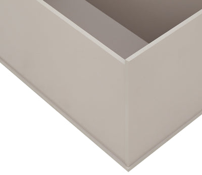 Panama Ottoman Storage Box Grey