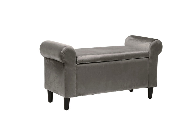 Highgrove Storage Ottoman Grey