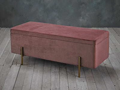 Lola Storage Ottoman Pink