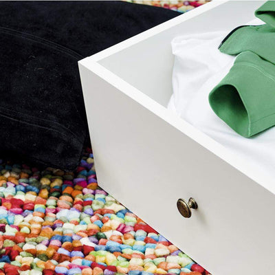 Paris - Underbed Storage Drawer for Single Bed in White