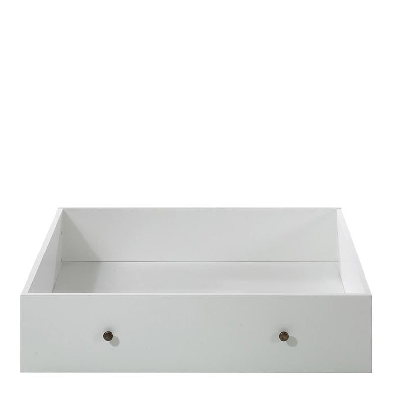 Paris - Underbed Storage Drawer for Single Bed in White