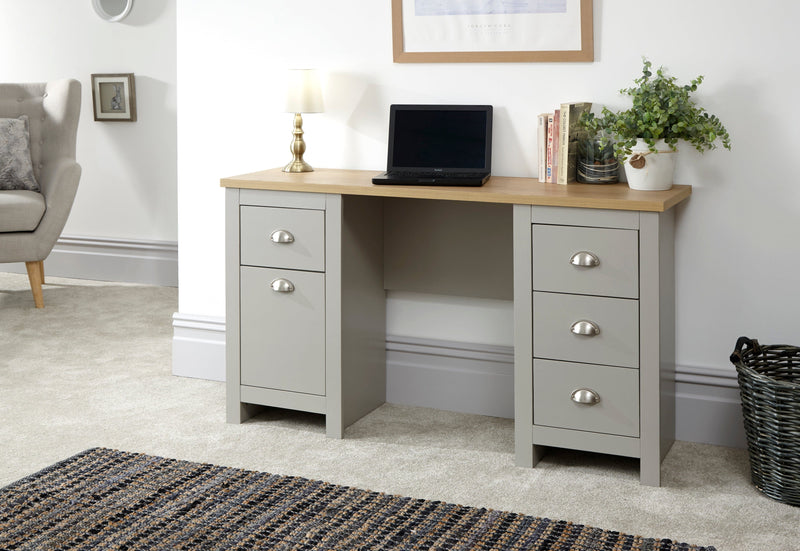 Lancaster Study Desk Grey