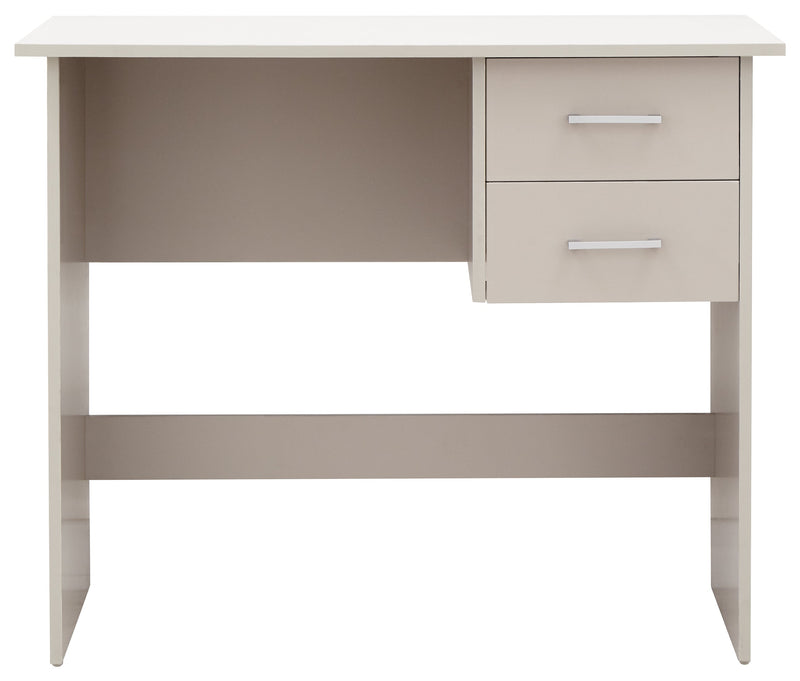 Panama 2 Drawer Desk Grey