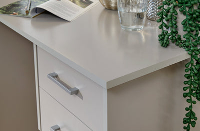 Panama 2 Drawer Desk Grey