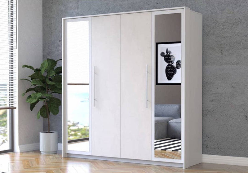 Elzah Hinged Door Wardrobe 206cm