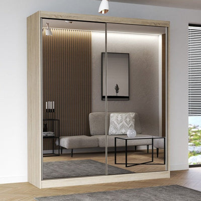 Multi 20 Sliding Door Wardrobe 203cm