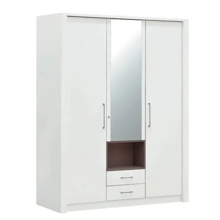 New York 3 Door Wardrobe 164cm