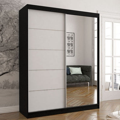 Vista 05 Mirrored Sliding Door Wardrobe 150cm