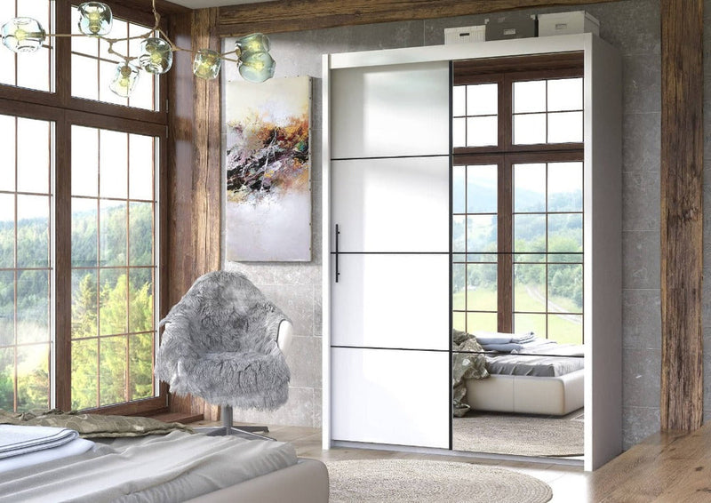 Ivanno Sliding Door Wardrobe 150cm