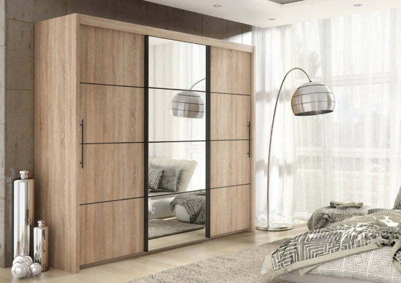 Ivanno Sliding Door Wardrobe 250cm