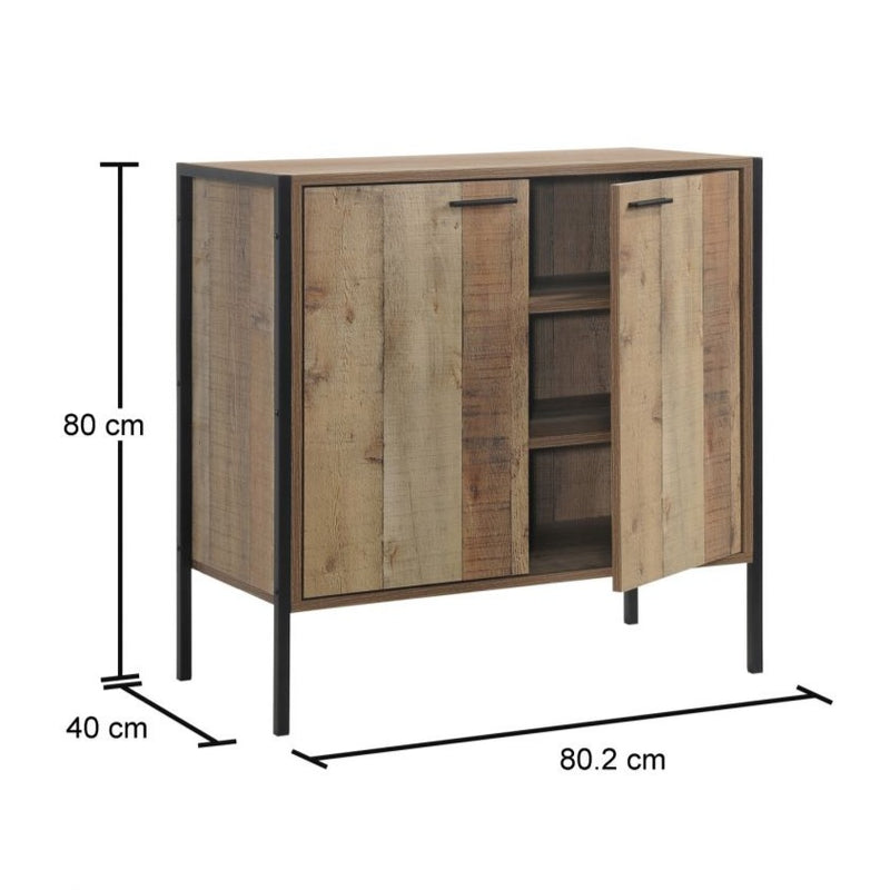 Stretton Small Compact Sideboard with 2 Doors