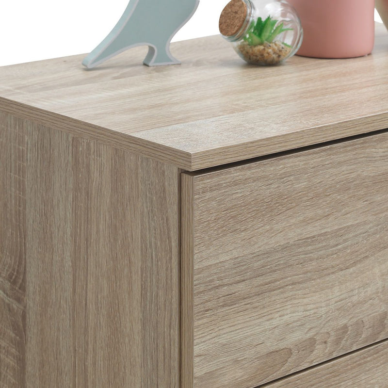 Rio Costa 3 Drawer Chest of Drawers in Sonoma Oak Effect