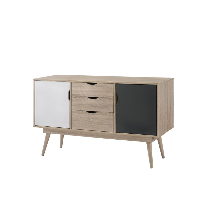 Alford Sideboard with 2 Doors and 3 Drawers in Sonoma Oak and Grey