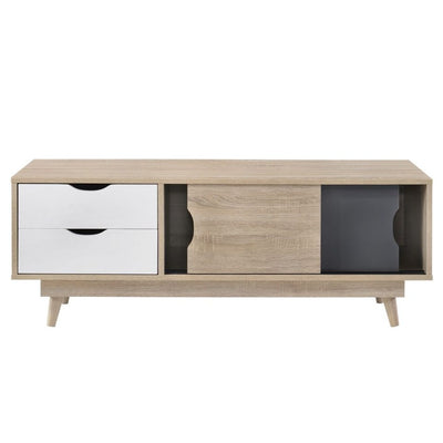 Alford TV Unit with 2 Doors & 2 Drawers in Sonoma Oak and Grey