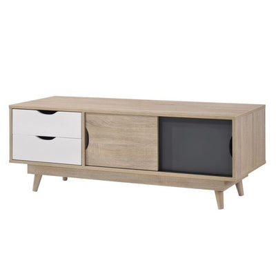 Alford TV Unit with 2 Doors & 2 Drawers in Sonoma Oak and Grey