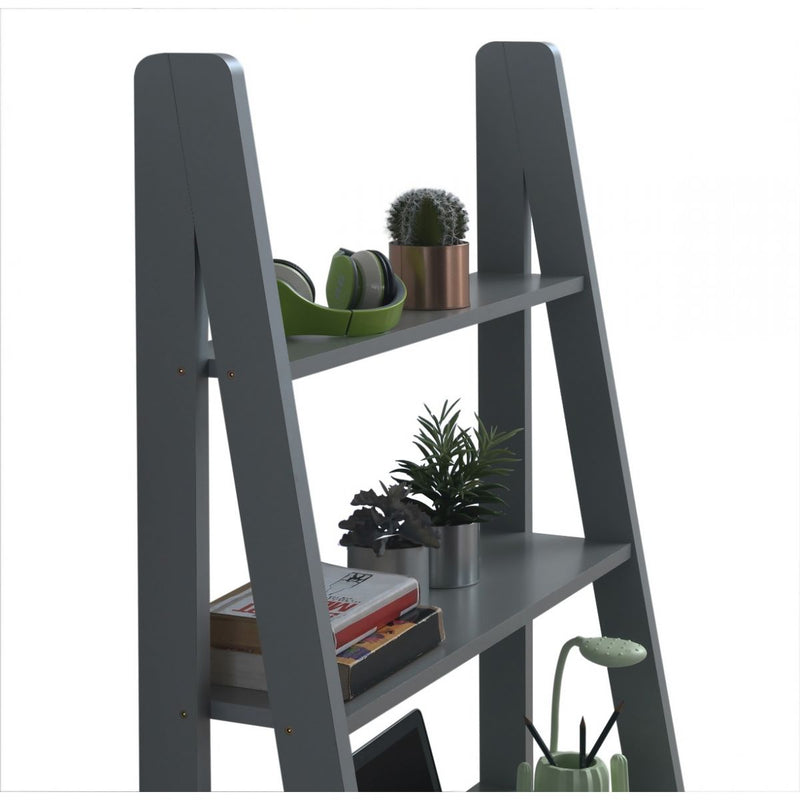 Riva Ladder Desk in Dark Grey