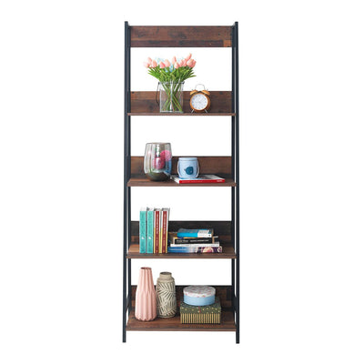 Abbey Ladder Bookcase Shelf with 4 Shelves