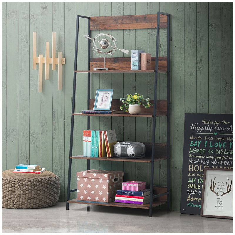 Abbey Ladder Bookcase Shelf (wide) with 4 Shelves