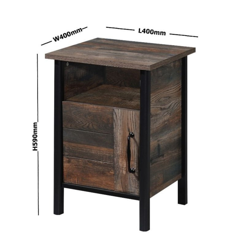 Willow Side Table Dark Oak