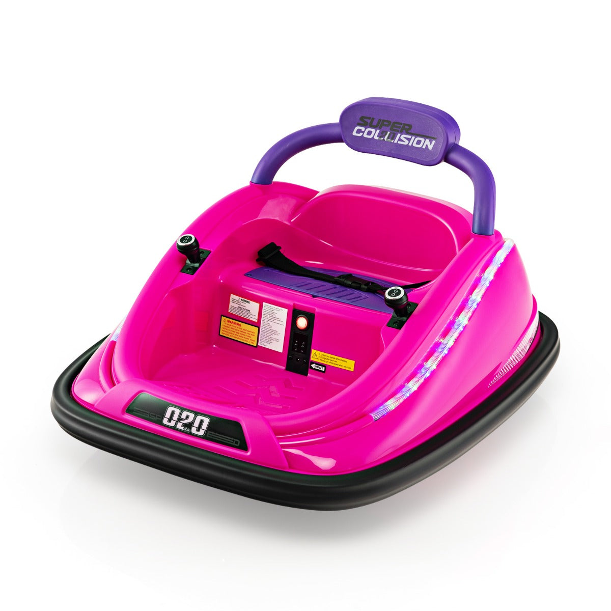 Electric Bumper Car with Remote Control Pink Infyniti Home