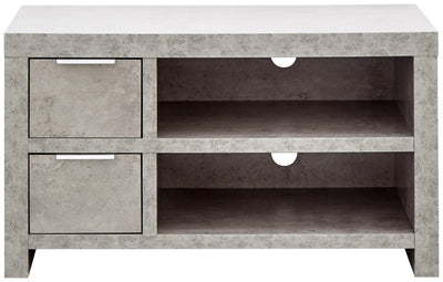 Bloc 2 Drawer Tv Unit Concrete - GFW