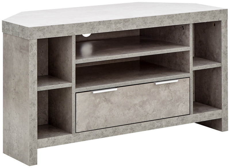 Bloc Corner Tv Unit Concrete - GFW