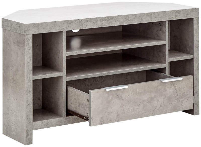 Bloc Corner Tv Unit Concrete - GFW