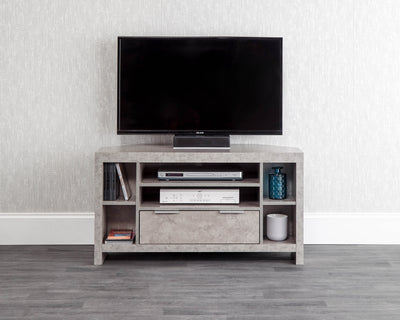 Bloc Corner Tv Unit Concrete - GFW