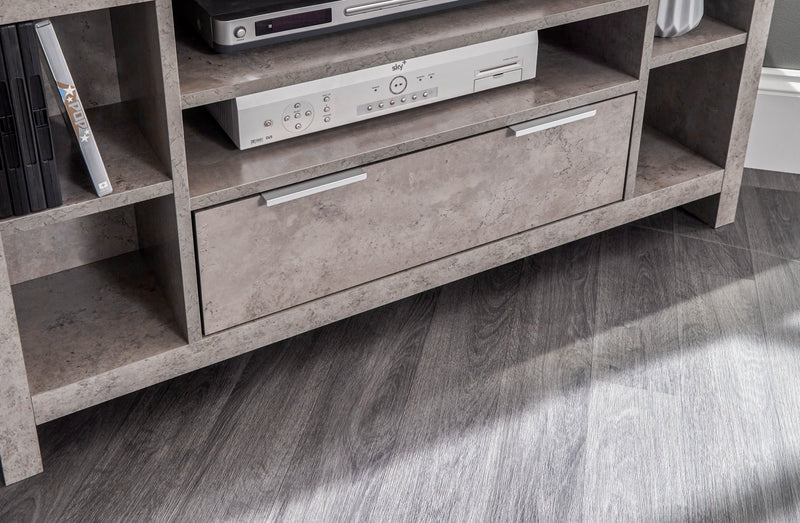 Bloc Corner Tv Unit Concrete - GFW