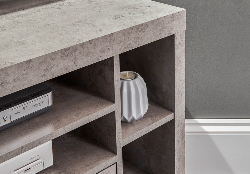 Bloc Corner Tv Unit Concrete - GFW