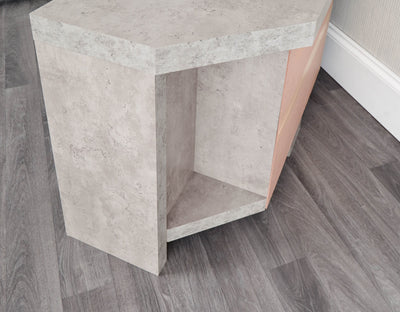 Bloc Corner Tv Unit Concrete - GFW