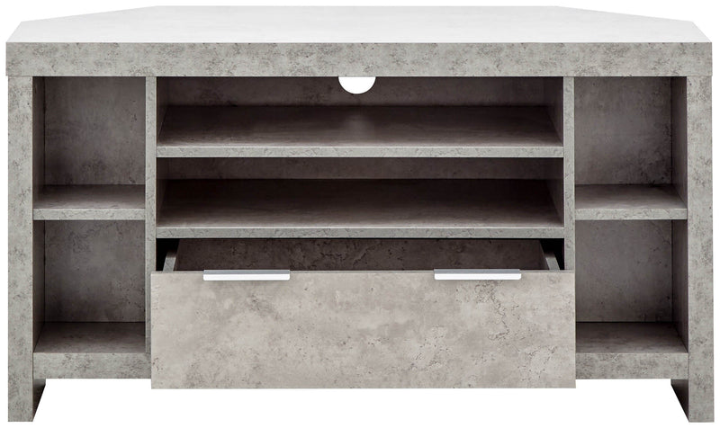 Bloc Corner Tv Unit Concrete - GFW