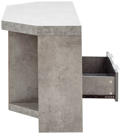 Bloc Corner Tv Unit Concrete - GFW