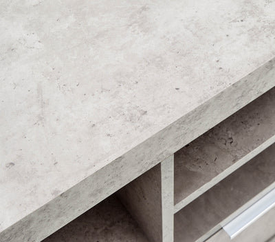 Bloc Corner Tv Unit Concrete - GFW